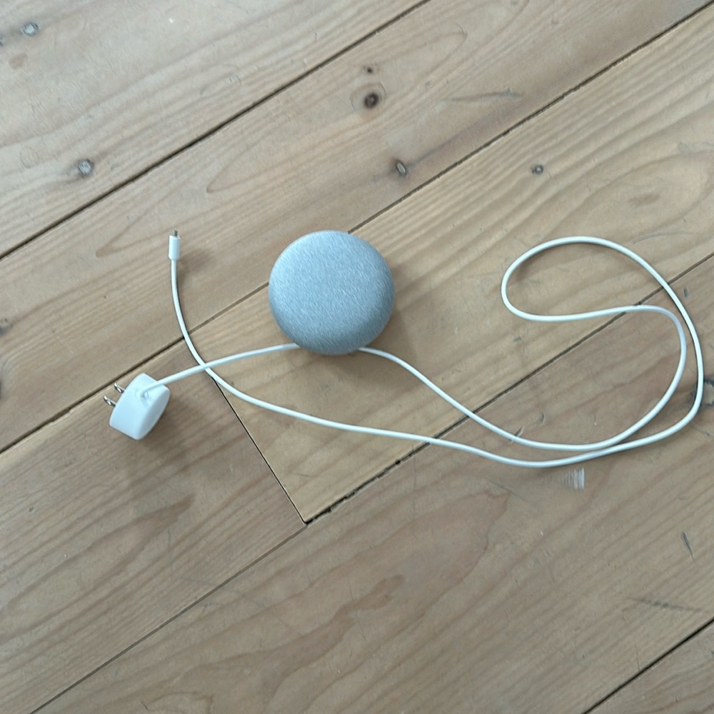 Google mini speaker great for bathroom kitchen